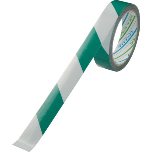 トラスコ中山 パイオラン 再帰反射テープ 25mm×10m ホワイト/グリーン(ご注文単位1巻)【直送品】