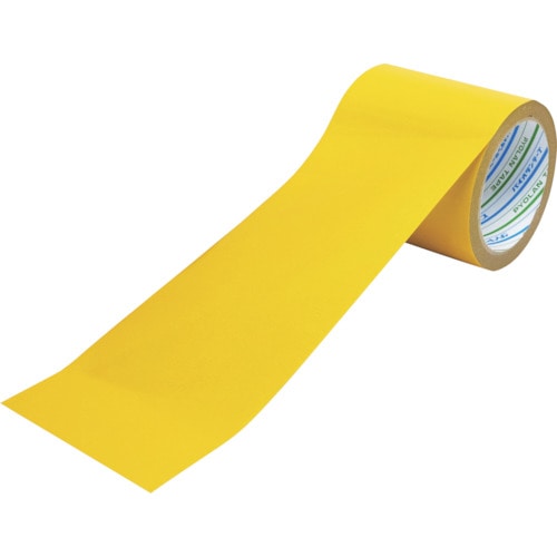 トラスコ中山 パイオラン 再帰反射テープ 100mm×10m イエロー(ご注文単位1巻)【直送品】