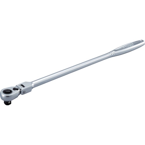 トラスコ中山 TONE ラチェットハンドル 首振りタイプ 歯数72枚 差込角12.7mm 全長428mm(ご注文単位1個)【直送品】