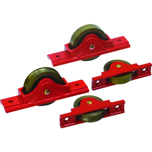 トラスコ中山 ヨコヅナ 鋳物枠ローラー戸車 45mm 丸(ご注文単位1個)【直送品】