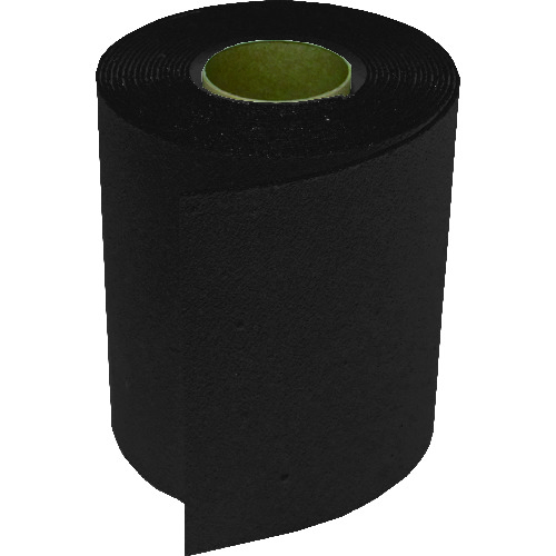 トラスコ中山 新富士 ロードマーキング ライン 黒 (幅170mm×長さ5M)(ご注文単位1巻)【直送品】