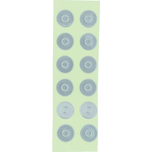 トラスコ中山 TRUSCO 錆防止亜鉛シ-ル 4MM 12個入(ご注文単位1シート)【直送品】