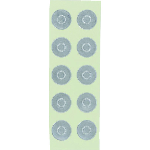 トラスコ中山 TRUSCO 錆防止亜鉛シ-ル 6MM 10個入(ご注文単位1シート)【直送品】