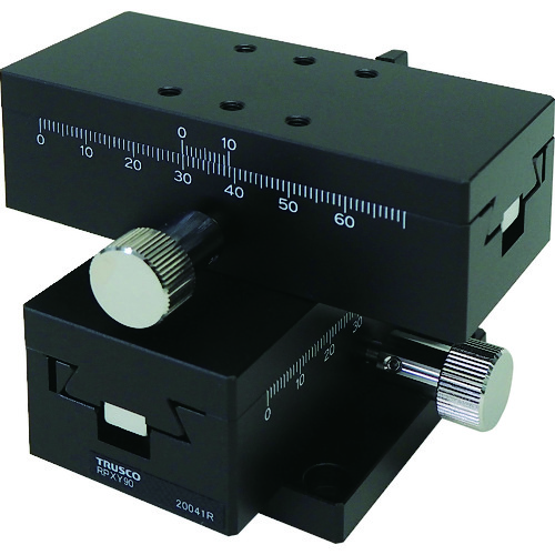 トラスコ中山 TRUSCO ラックピニオンXYステージ 40X90(ご注文単位1個)【直送品】