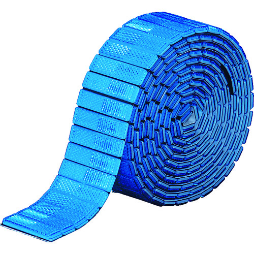 トラスコ中山 キャットアイ レフテープ 50mm×2.5m 青(ご注文単位1巻)【直送品】