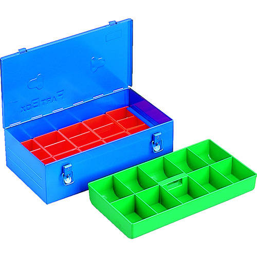 トラスコ中山 リングスター パーツボックスRSP-36Bブルー(ご注文単位1個)【直送品】