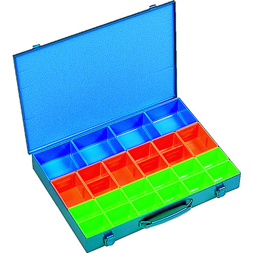 トラスコ中山 リングスター パーツボックスRSP-430Dブルー(ご注文単位1個)【直送品】