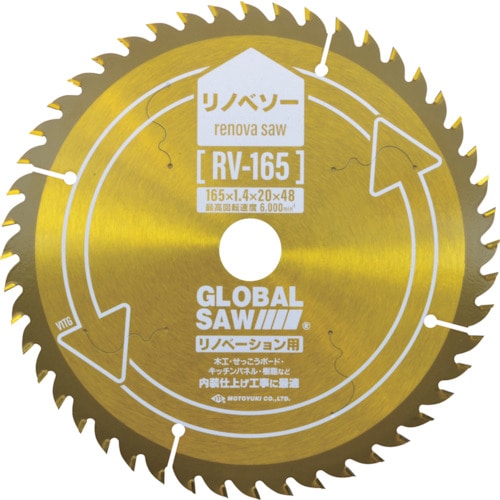 トラスコ中山 モトユキ グローバルソーリノベーション用チップソーリノベソー 253-4437(ご注文単位1枚)【直送品】