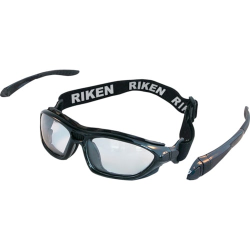 トラスコ中山 リケン 二眼式保護メガネ RV-710(ご注文単位1個)【直送品】