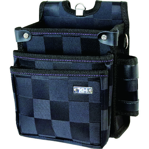 トラスコ中山 KH 龍牙シリーズ ウエストバッグ3段ポケット(大)(ご注文単位1個)【直送品】