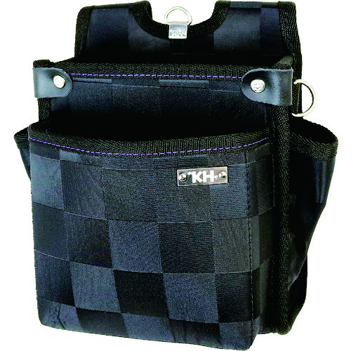トラスコ中山 KH 龍牙シリーズ ウエストバッグ2段ポケット(大)(ご注文単位1個)【直送品】