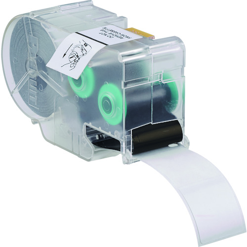 トラスコ中山 パンドウイット 熱転写ハンディプリンタ用セルフラミネートラベル ビニル 白 印字部縦12.7mmx横25.4mm 200枚入り S100X150VAC(ご注文単位1箱)【直送品】