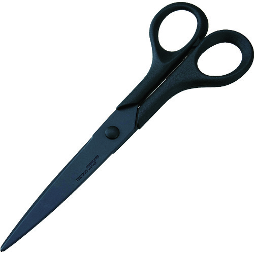 トラスコ中山 TRUSCO ステンレスはさみ 粘着テープ用フッ素コート 175mm(ご注文単位1個)【直送品】