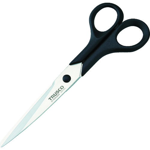 トラスコ中山 TRUSCO ステンレスはさみ すべり止めギザ刃付き 175mm(ご注文単位1個)【直送品】