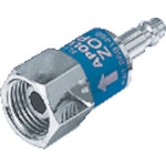 トラスコ中山 小池酸素 アポロミニタックル 逆流逆火防止器 適用流体酸素 S1C01341(ご注文単位1個)【直送品】