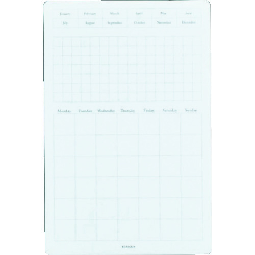 トラスコ中山 STALOGY 貼ってはがせるカレンダーシールS(ご注文単位1パック)【直送品】