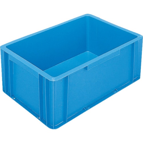 トラスコ中山 ヒシ S型コンテナ W592×D384×H209 青 青(ご注文単位1個)【直送品】