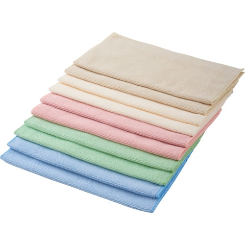 トラスコ中山 レック 布ウエス 激落ちクロス マイクロファイバー 10枚入(ご注文単位1パック)【直送品】