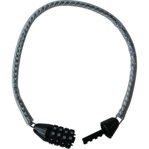 トラスコ中山 ニッサチェイン 4段フリーダイヤル錠 500mm (1個入)(ご注文単位1個)【直送品】