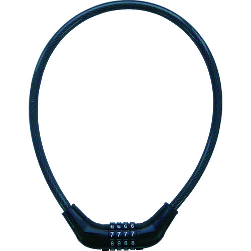 トラスコ中山 ニッサチェイン 4段フリーダイヤル錠 600mm(ワイヤータイプ) (1個入)(ご注文単位1個)【直送品】