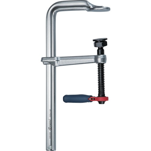 トラスコ中山 TRUSCO ラチェットハンドル式L型クランプ 最大口開400mm×深さ120mm(ご注文単位1個)【直送品】