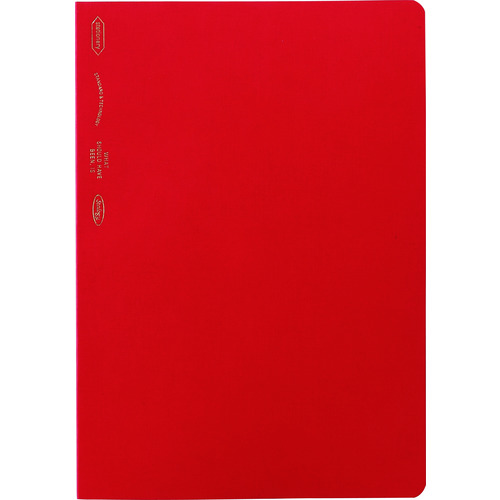 トラスコ中山 STALOGY 1/2イヤーノート A5レッド(ご注文単位1冊)【直送品】