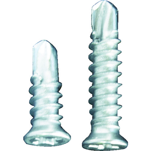 トラスコ中山 MIYAGAWA ドリルねじ皿小頭並目 ステン 4X10 37本入(ご注文単位1袋)【直送品】