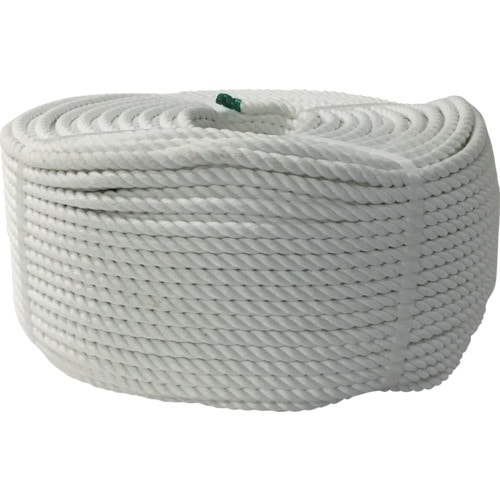 トラスコ中山 ユタカメイク ロープ ポリエステルロープ巻物 9φ×200m(ご注文単位1巻)【直送品】