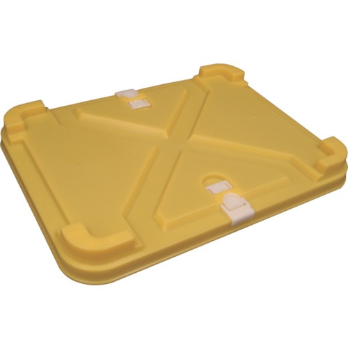 トラスコ中山 ヒシ S-9GA蓋イエロー(ご注文単位1枚)【直送品】