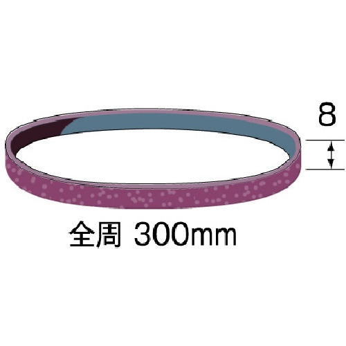 トラスコ中山 ミニモ ハイパーベルト #60 W=8mm(ご注文単位1パック)【直送品】