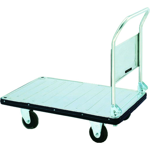 トラスコ中山 ダンディ ステンレス台車 ダンディSシリーズ タイプSA 折りたたみハンドル式 W935×D605(ご注文単位1台)【直送品】