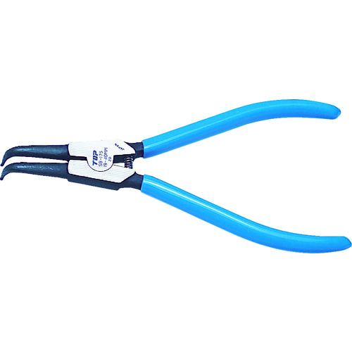 トラスコ中山 TOP スナップリングプライヤ 軸用曲爪 使用範囲19~40mm(ご注文単位1個)【直送品】