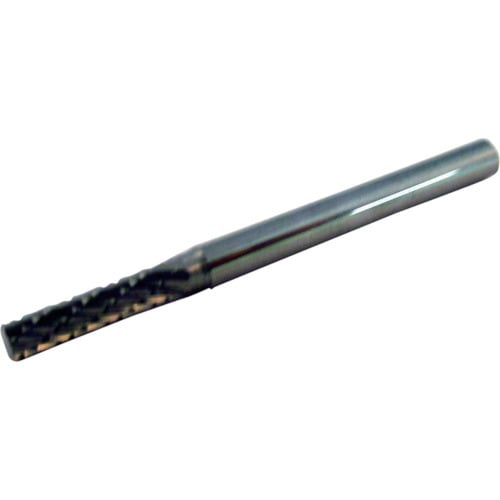 トラスコ中山 スーパー スーパー超硬バー オール超硬タイプ 円筒型(ダブルカット)刃径:2.5mm 刃長:11.0mm 軸径:3.0mm(ご注文単位1本)【直送品】