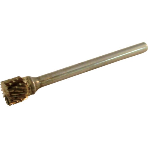 トラスコ中山 スーパー スーパー超硬バー ロー付タイプ 円筒エンド刃型(ダブルカット)刃径:6.3mm 刃長:4.7mm 軸径:3.0mm(ご注文単位1本)【直送品】