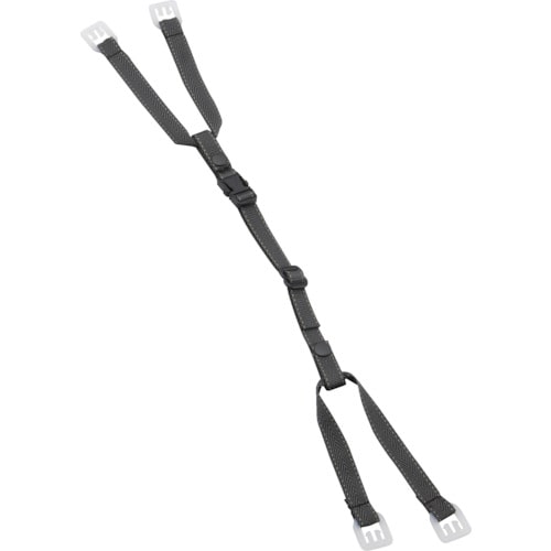 トラスコ中山 トーヨーセフティ ヘルメット用あごひも 備長炭入り帯電防止糸入り(ご注文単位1袋)【直送品】