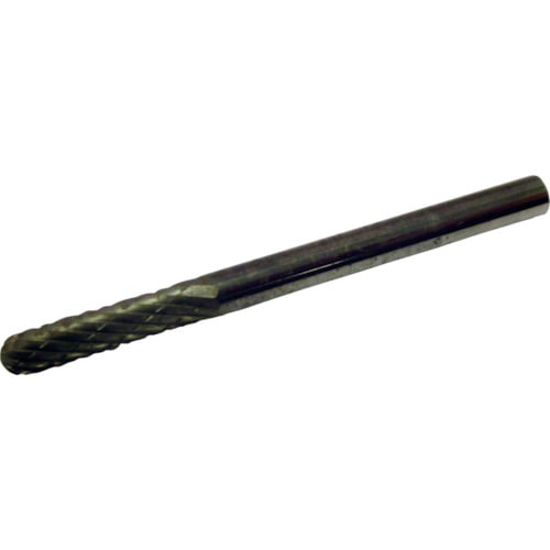 トラスコ中山 スーパー スーパー超硬バー オール超硬 先丸円筒型(ダブルカット)刃径:3.0mm 刃長:14.0mm 軸径:3.0mm(ご注文単位1本)【直送品】