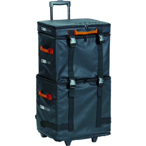 トラスコ中山 TRUSCO プロ用段積みバッグ STACK BLOCK 2段タイプ(ご注文単位1セット)【直送品】