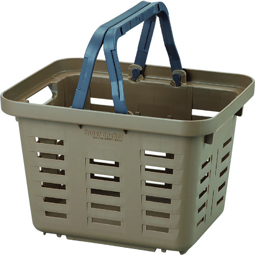 トラスコ中山 リングスター スーパーバスケット ブラウン(ご注文単位1個)【直送品】