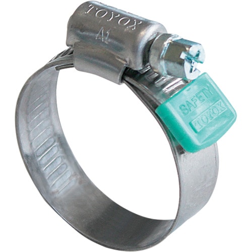 トラスコ中山 トヨックス ホースバンド(ケガ防止) オールステンレス製 セーフティ SB-35(10個入り)(ご注文単位1箱)【直送品】