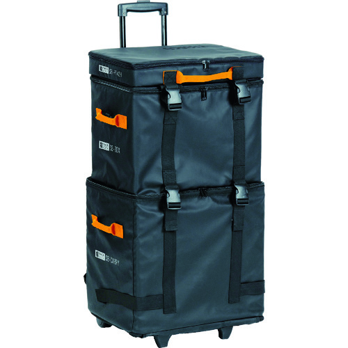 トラスコ中山 TRUSCO プロ用段積みバッグ STACK BLOCK 3段タイプ(ご注文単位1セット)【直送品】