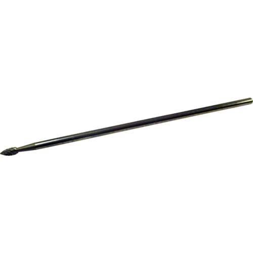 トラスコ中山 スーパー スーパー超硬バー ロングシャンク オール超硬 楕円型(ダブルカット)刃径3.0mm 軸径3.0mm 全長100（ご注文単位1本）【直送品】