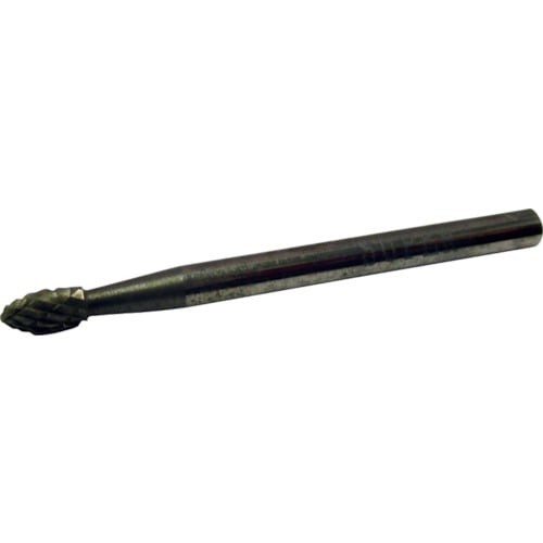 トラスコ中山 スーパー スーパー超硬バー オール超硬タイプ 卵型(ダブルカット)刃径:3.0mm 刃長:5.5mm 軸径:3.0mm(ご注文単位1本)【直送品】