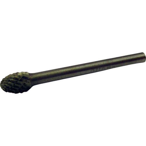 トラスコ中山 スーパー スーパー超硬バー オール超硬タイプ 卵型(ダブルカット)刃径:5.0mm 刃長:7.1mm 軸径:3.0mm(ご注文単位1本)【直送品】