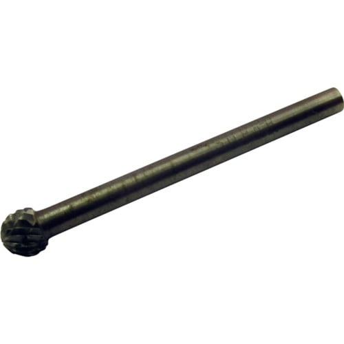 トラスコ中山 スーパー スーパー超硬バー オール超硬タイプ 球型(ダブルカット)刃径:5.0mm 刃長:4.7mm 軸径:3.0mm(ご注文単位1本)【直送品】