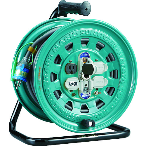 トラスコ中山 ハタヤ カンデンレスコードリール 単相100V 30m（ご注文単位1台）【直送品】