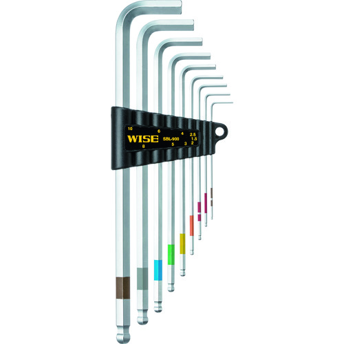 トラスコ中山 ワイズ スーパーボールレンチセット 853-3101(ご注文単位1セット)【直送品】