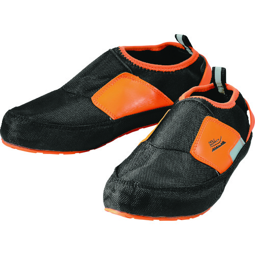 トラスコ中山 丸五 ソールバリアモック#03 ブラック/オレンジ S(ご注文単位1足)【直送品】