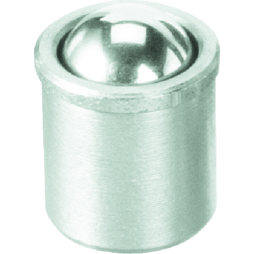 トラスコ中山 kipp ステンレスケースプランジャー(SUSケース・SUSボール)8×9(ご注文単位1個)【直送品】