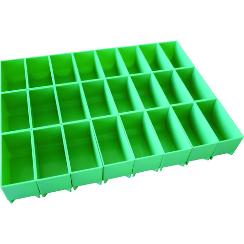 トラスコ中山 TRUSCO プロ用段積みバッグ STACK BLOCK パーツケース 420X70 Bタイプ(ご注文単位1セット)【直送品】