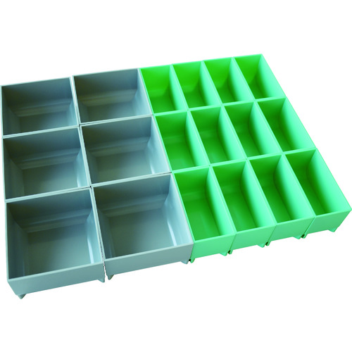 トラスコ中山 TRUSCO プロ用段積みバッグ STACK BLOCK パーツケース 420X70 Eタイプ(ご注文単位1セット)【直送品】